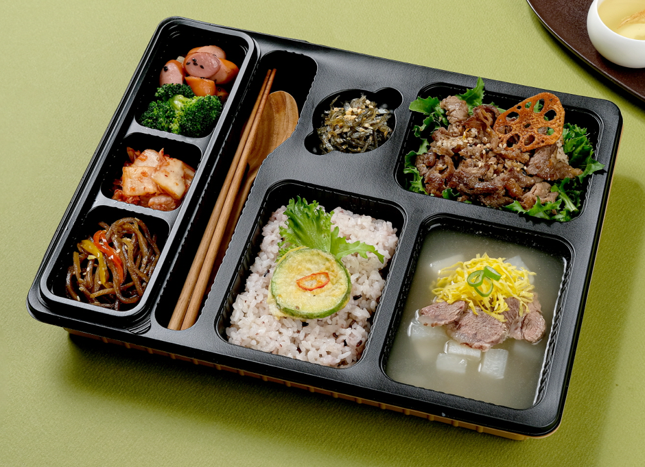 호반 소불고기 정식 (보온+보냉 도시락) / 수거 포함